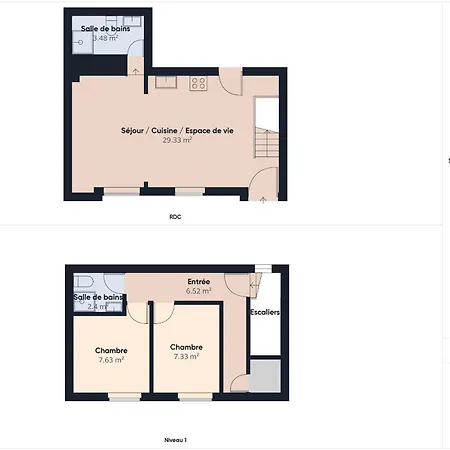 度假居 Plein Centre - Maison Pour 4 Avec Terrasse *